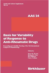 Basis for Variability of Response to Anti-Rheumatic Drugs