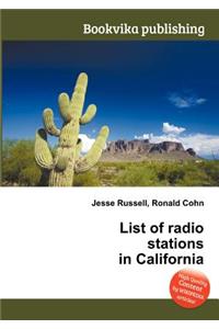 List of Radio Stations in California