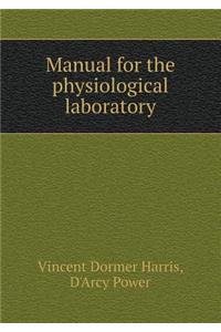 Manual for the Physiological Laboratory