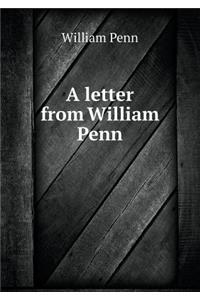 A Letter from William Penn