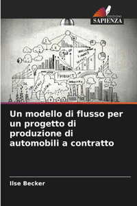 Un modello di flusso per un progetto di produzione di automobili a contratto