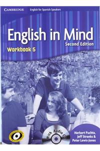 English in Mind for Spanish Speakers Level 5 Workbook with Audio CD