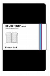 Moleskine Volant Large Address Book Black