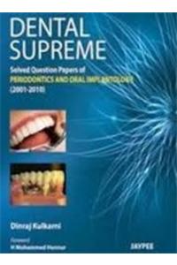 Dental Supreme Solved Question Papers for Periodontics and Oral Implantology