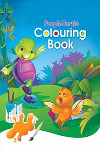 Purple Turtle Colouring Book-2