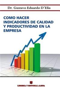 Como Hacer Indicadores de Calidad y Productividad en la Empresa