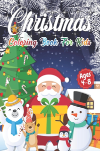Christmas Coloring Book for Kids Ages 4-8