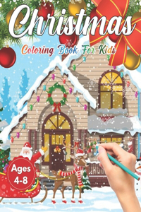 Christmas Coloring Book for Kids Ages 4-8