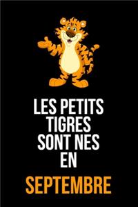 Les petits tigres sont nés en septembre