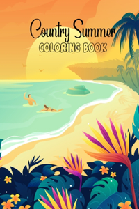 Country Summer Coloring Book