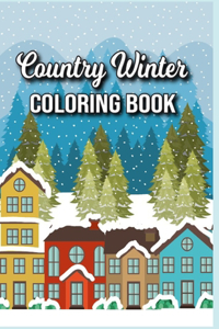 Country Winter Coloring Book