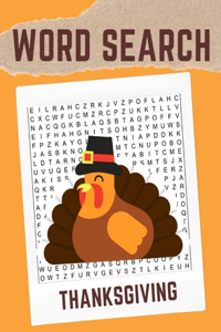 Word Search Thanksgiving