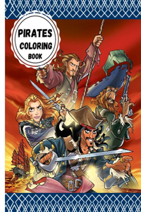 Pirates coloring book