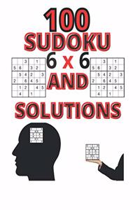 100 SUDOKU 6x6 AND SOLUTIONS