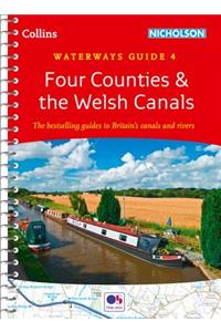 Collins Nicholson Waterways Guides - Four Counties & the Welsh Canals [New Edition]