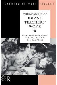 The Meaning of Infant Teachers' Work