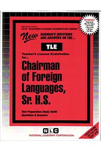 Foreign Languages, Sr. H.S.