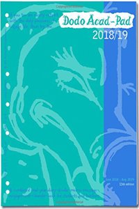 Dodo Acad-Pad 2018-2019 Filofax-Compatible A4 Organiser Diary (2/3/4 Ring/US Letter Size) Refill, Mid-Year / Academic, Week to View