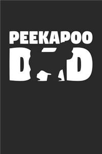 Peekapoo Notebook 'Peekapoo Dad' - Gift for Dog Lovers - Peekapoo Journal