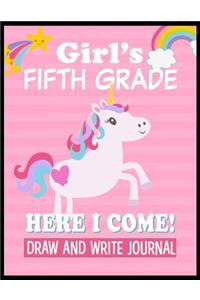 Fifth Grade Here I Come Draw and Write Journal