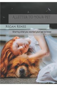 A Letter to Your Pet