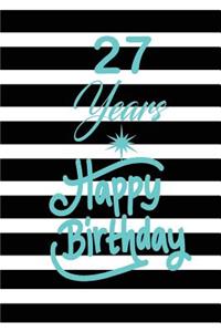 27 years happy birthday