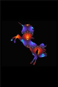 Red And Blue Unicorn