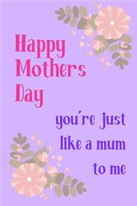 Happy Mother's Day, You're Just Like a Mum to Me