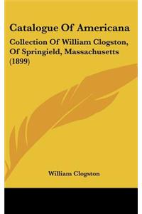 Catalogue of Americana