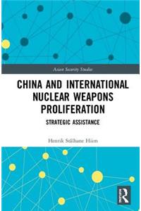 China and International Nuclear Weapons Proliferation