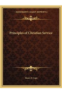 Principles of Christian Service
