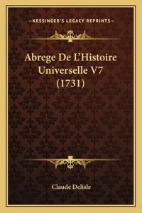 Abrege De L'Histoire Universelle V7 (1731)