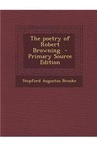 Poetry of Robert Browning