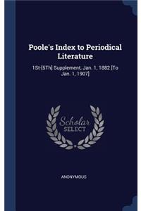 Poole's Index to Periodical Literature