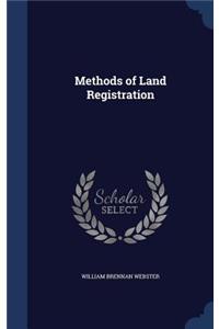 Methods of Land Registration