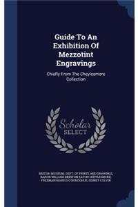 Guide To An Exhibition Of Mezzotint Engravings