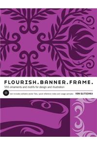 Flourish. Banner. Frame.
