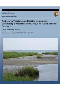 Salt Marsh Vegetation and Nekton Community Monitoring at William Floyd Estate, Fire Island National Seashore