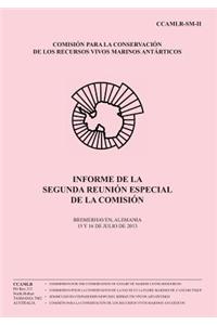 Informe de la Segunda Reunión Especial de la Comisión