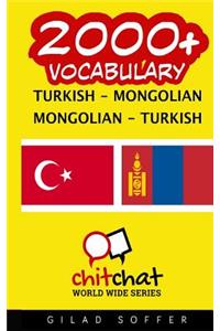2000+ Turkish - Mongolian Mongolian - Turkish Vocabulary