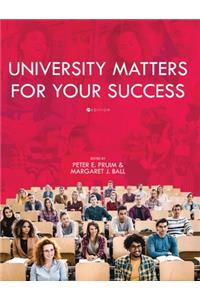 University Matters for Your Success