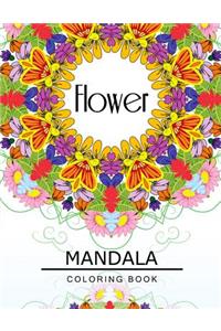 Flower Mandala Coloring Book