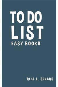 To Do List Easy Book6