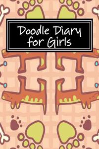 Doodle Diary for Girls: Unlined Journal - Large 8.5 X 11 - 108 Pages