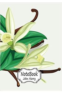 Nice White Flower: Blank Paper for Drawing, Doodling or Sketching (Sketchbooks)