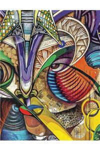 Urban Graffiti Art Composition Notebook, Narrow Ruled