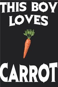 This Boy Loves CARROT Notebook