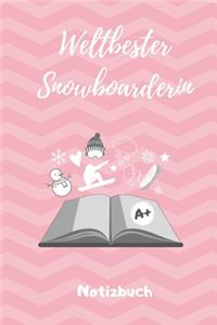 Weltbeste Snowboarderin Notizbuch