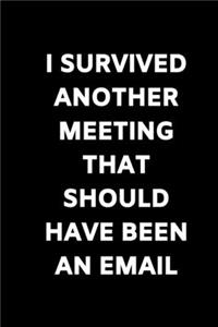 I survived another meeting that should have been an email