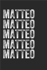 Name MATTEO Journal Customized Gift For MATTEO A beautiful personalized